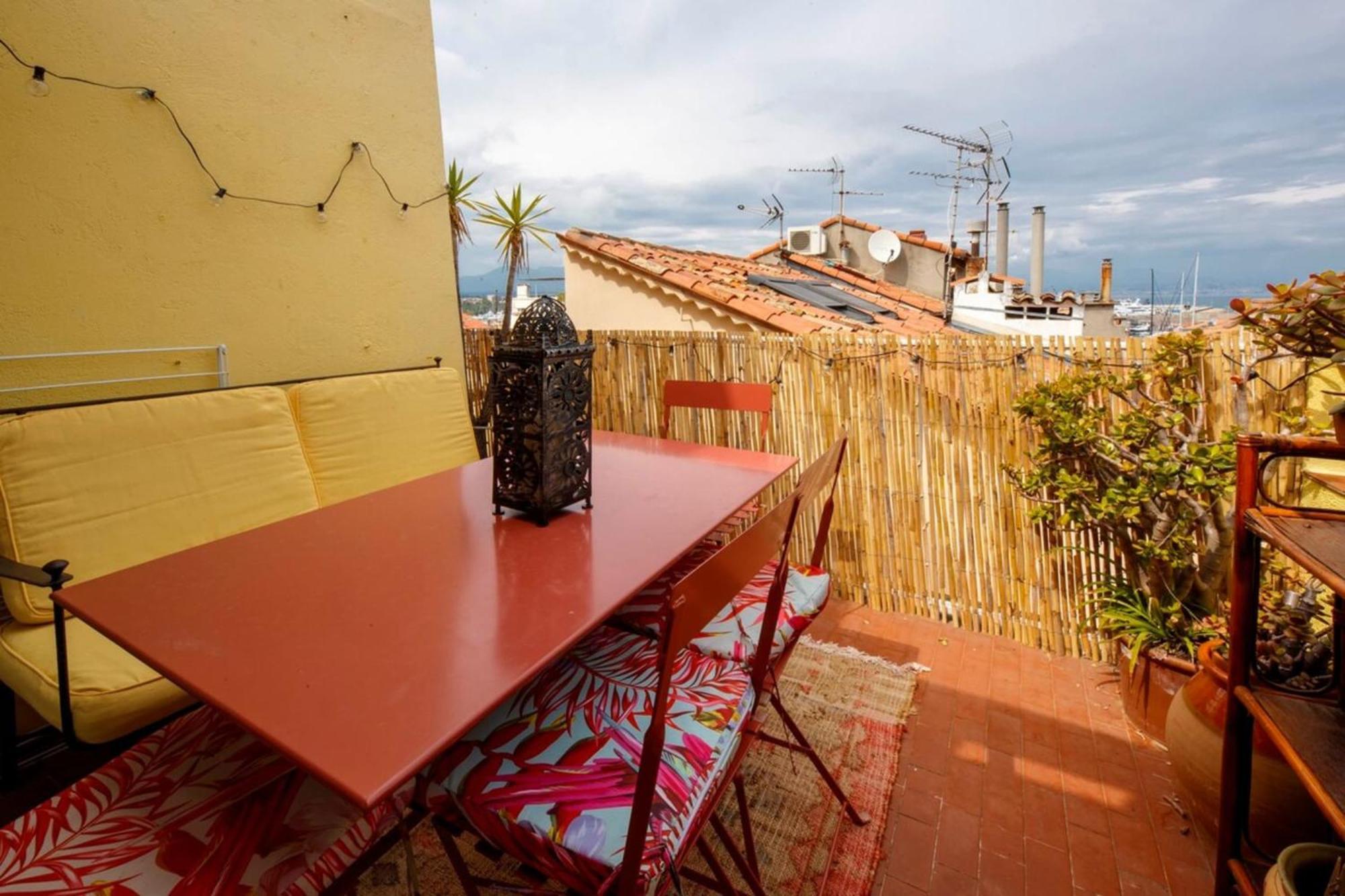 06M - Old Antibes Beautiful Duplex Terrace With Sea View Apartment ภายนอก รูปภาพ