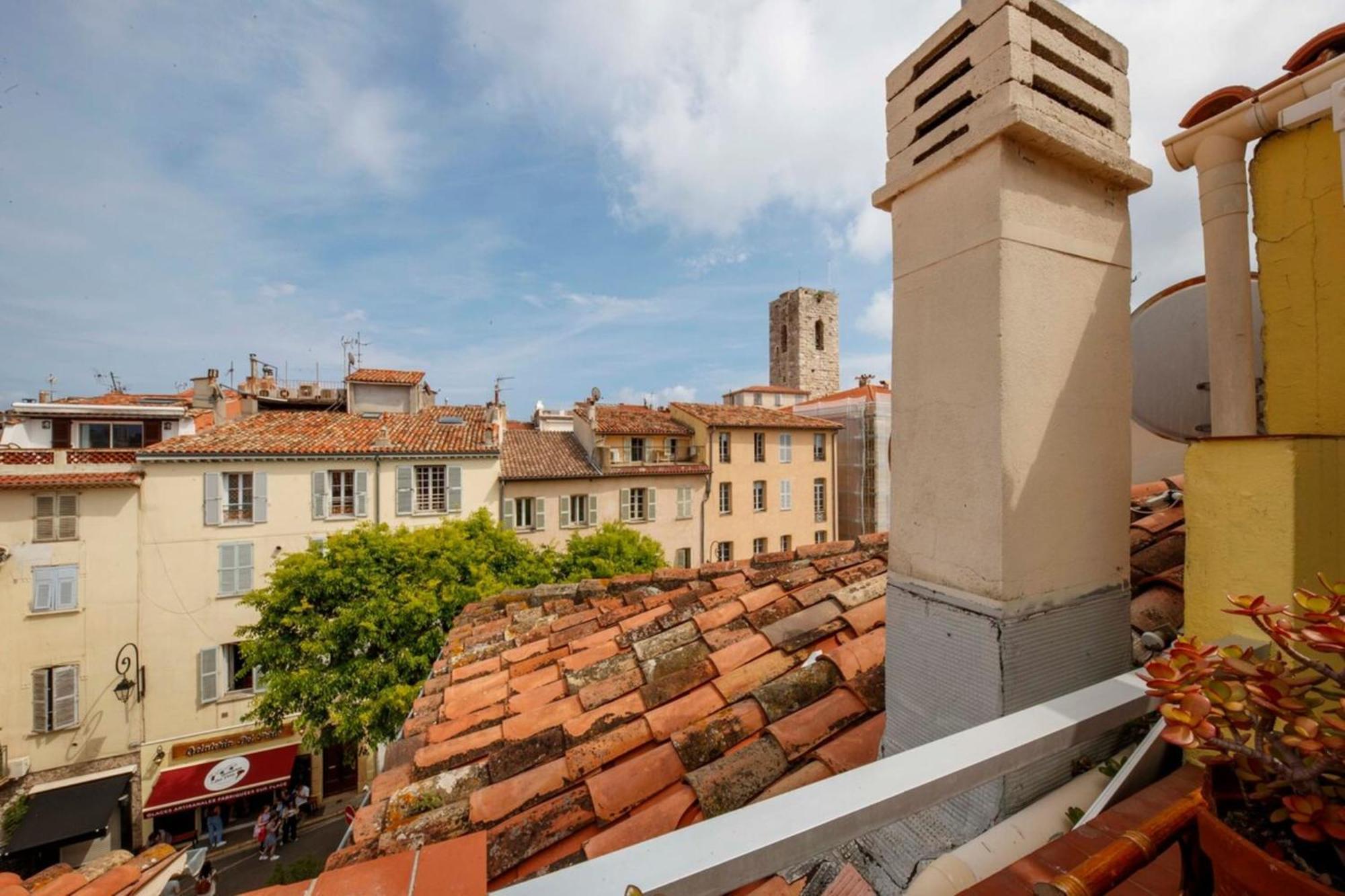 06M - Old Antibes Beautiful Duplex Terrace With Sea View Apartment ภายนอก รูปภาพ