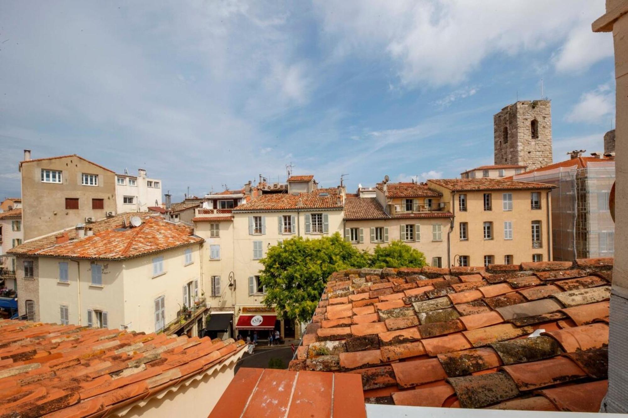 06M - Old Antibes Beautiful Duplex Terrace With Sea View Apartment ภายนอก รูปภาพ
