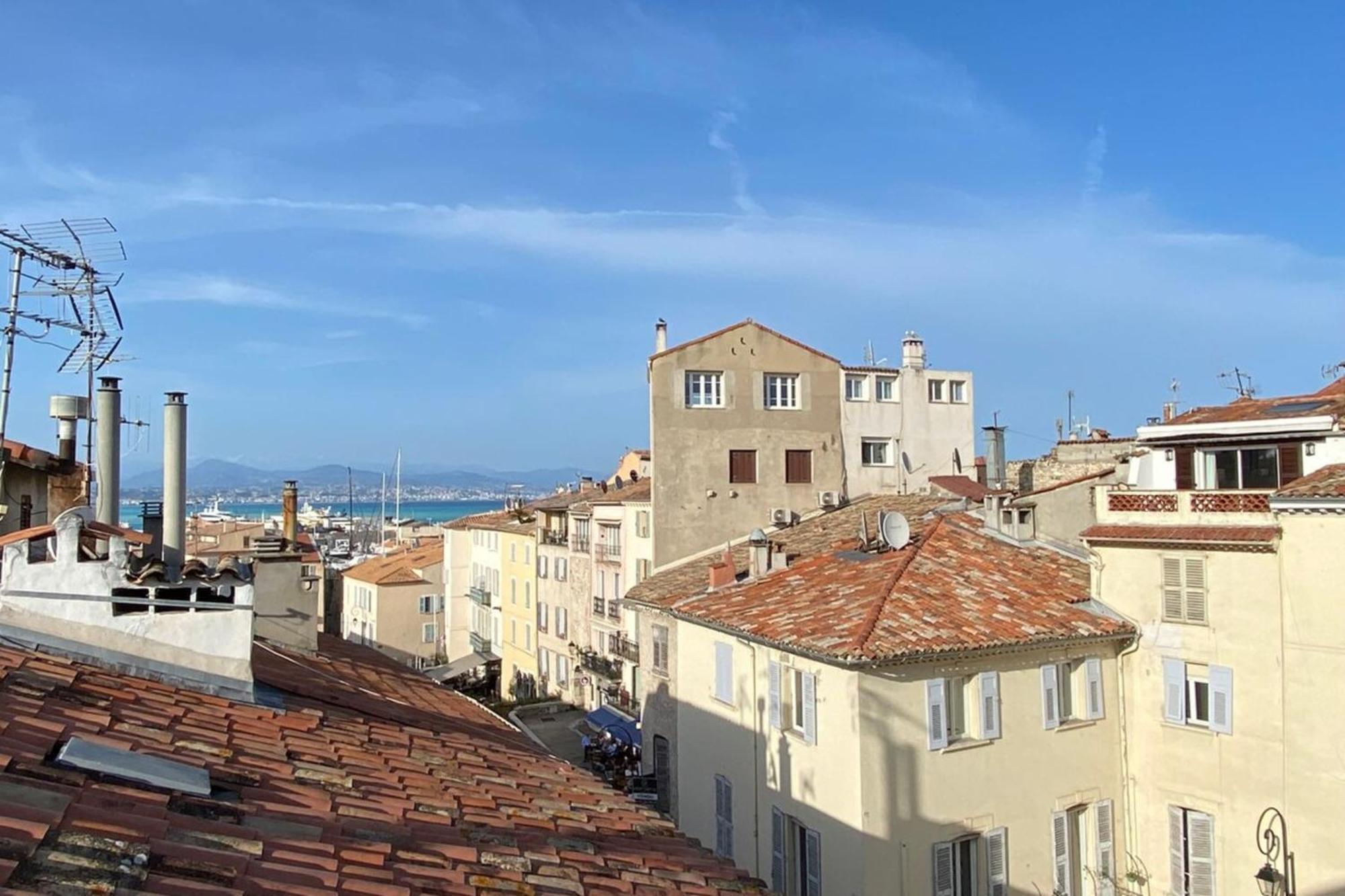 06M - Old Antibes Beautiful Duplex Terrace With Sea View Apartment ภายนอก รูปภาพ