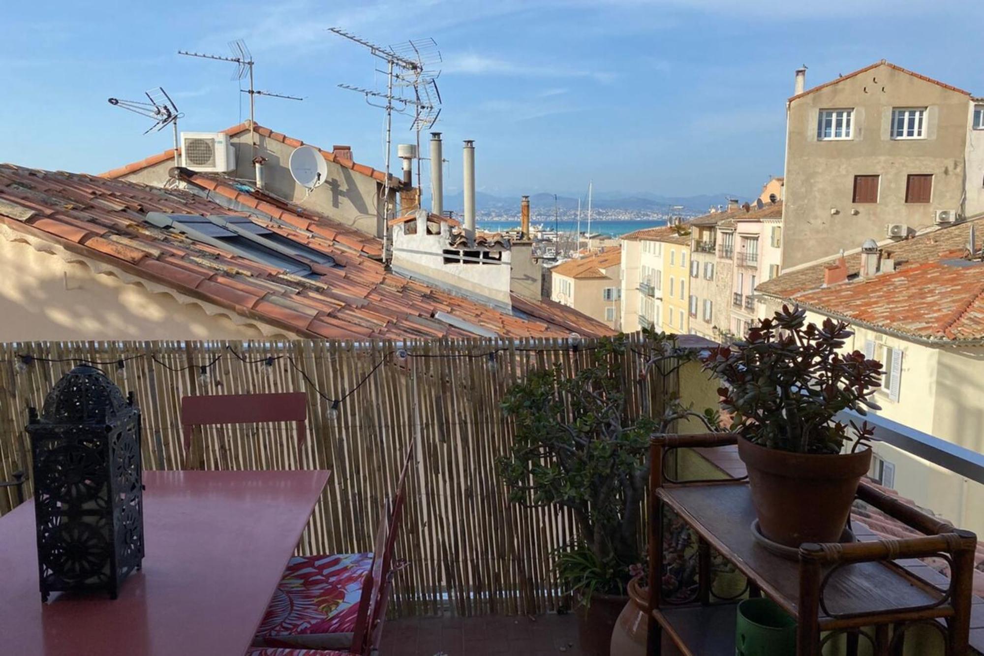 06M - Old Antibes Beautiful Duplex Terrace With Sea View Apartment ภายนอก รูปภาพ