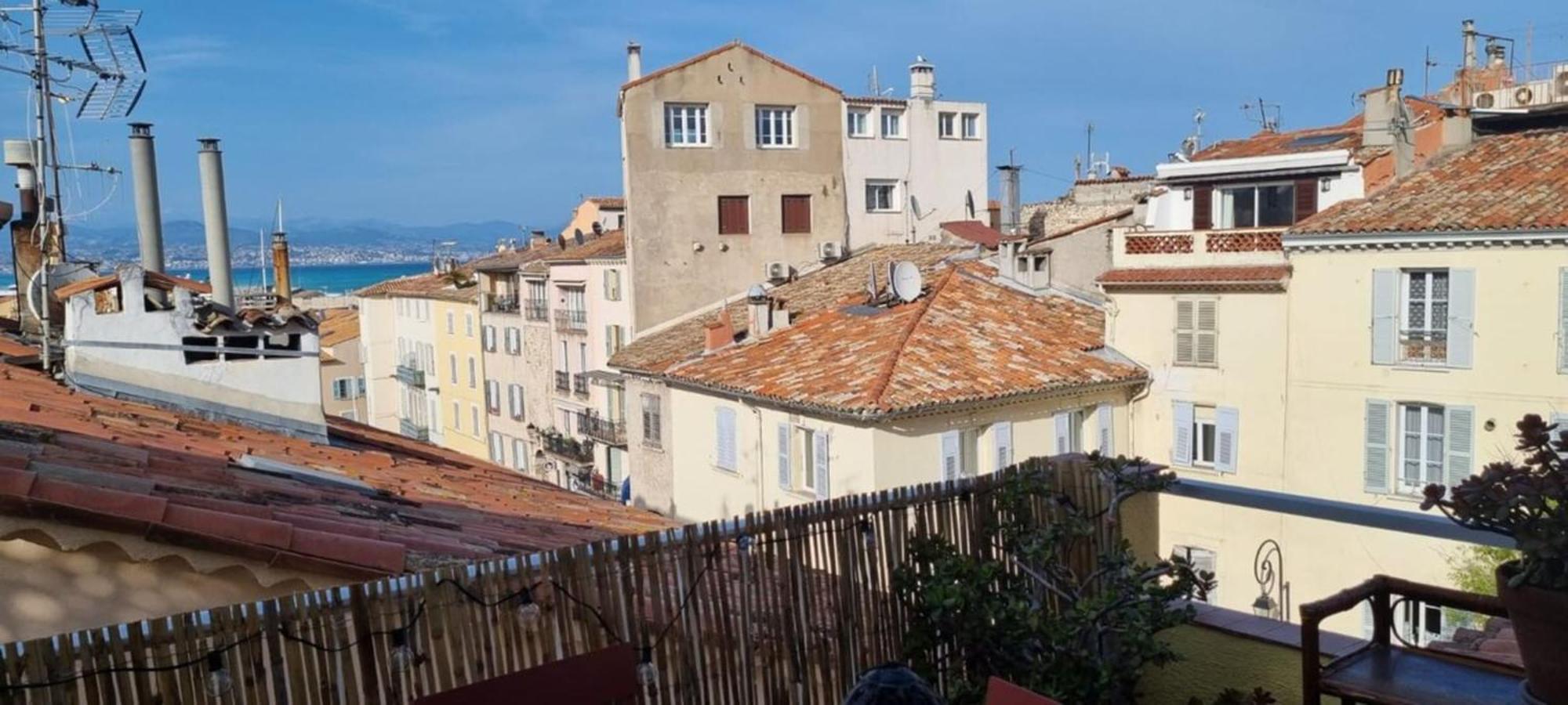 06M - Old Antibes Beautiful Duplex Terrace With Sea View Apartment ภายนอก รูปภาพ