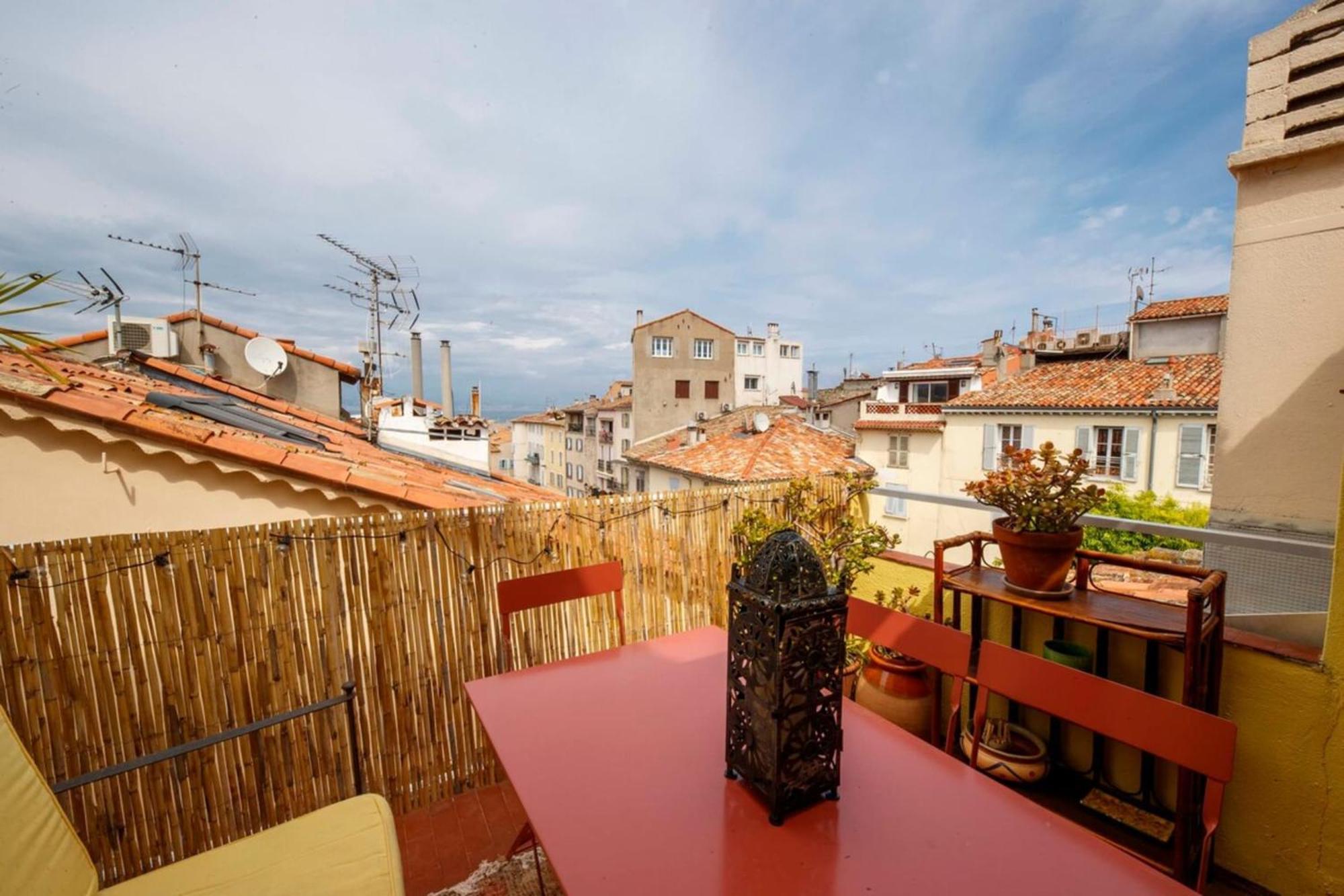 06M - Old Antibes Beautiful Duplex Terrace With Sea View Apartment ภายนอก รูปภาพ