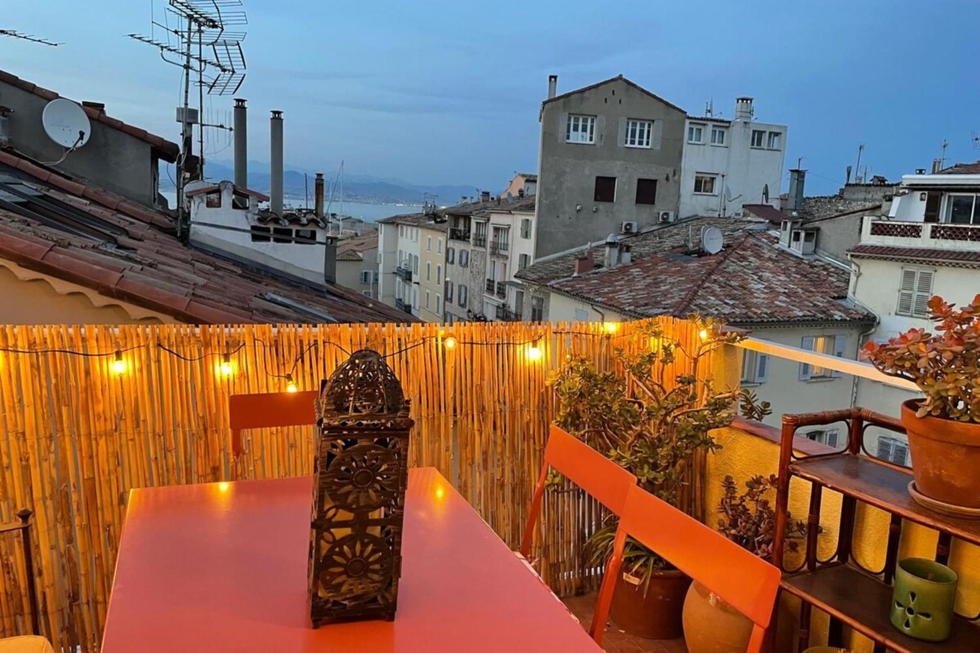 06M - Old Antibes Beautiful Duplex Terrace With Sea View Apartment ภายนอก รูปภาพ